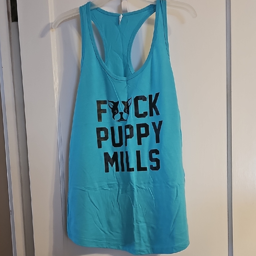 Next Level Apparel Blue Tank Top